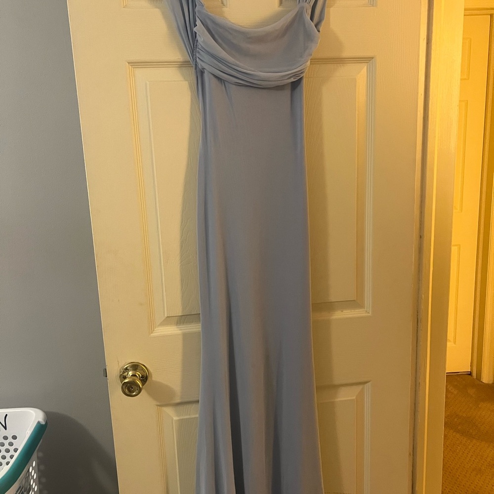 Beginning Boutique Light Blue Maxi Dress